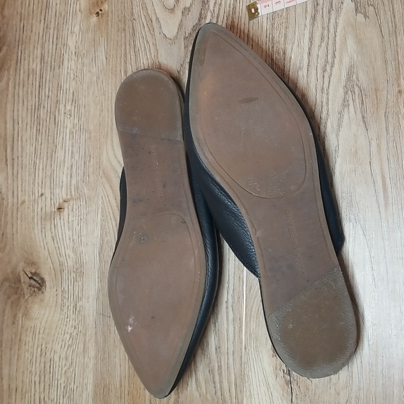 Lucky Brand Black Leather Mules Size 9 Medium - Picture 6 of 7